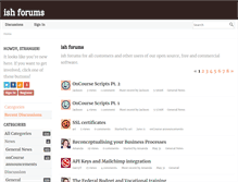 Tablet Screenshot of forums.ish.com.au